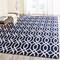 Safavieh Cedar Brook Hand Loomed Rectangle Rug- Navy - Ivory- 4 x 6 ft. CDR241G-4 - alternate 1